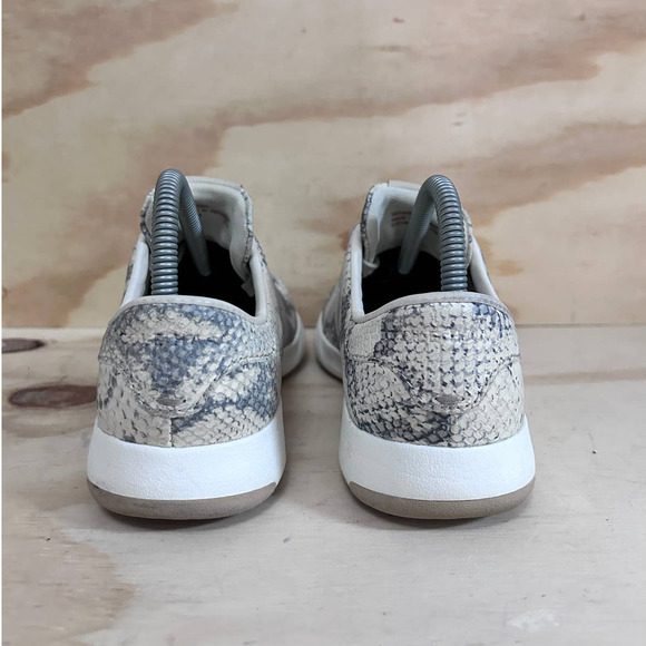 Cole Haan Snake Print Sneakers - Gray and White - Picture 6 of 9